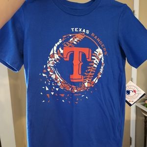 Texas Rangers tee shirt 8-10